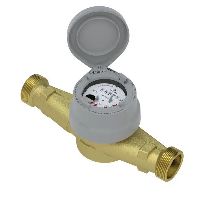 JS 10 MASTER C+ Vane-Wheel Single-Jet Dry Water Meter IP65/IP68