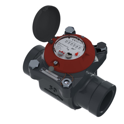 Image for MWN130 50-G Nubis Propeller Water Meter (Woltman) with Horizontal Rotor Axis