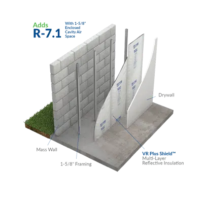 Imagem para VR Plus Shield Reflective Wall Insulation}