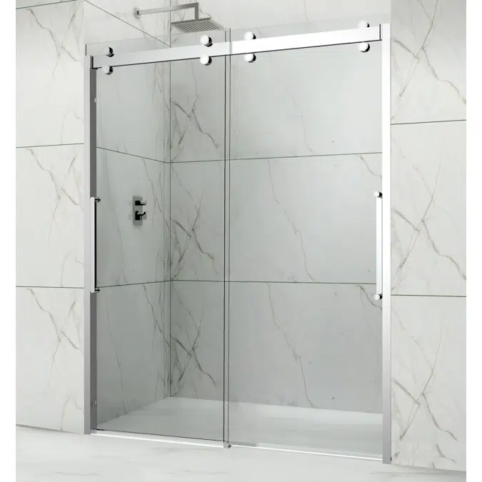Monaco w/ Wall Jambs Dual Sliding Shower Door