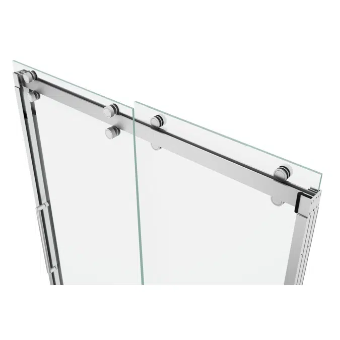 Monaco w/ Wall Jambs Dual Sliding Shower Door
