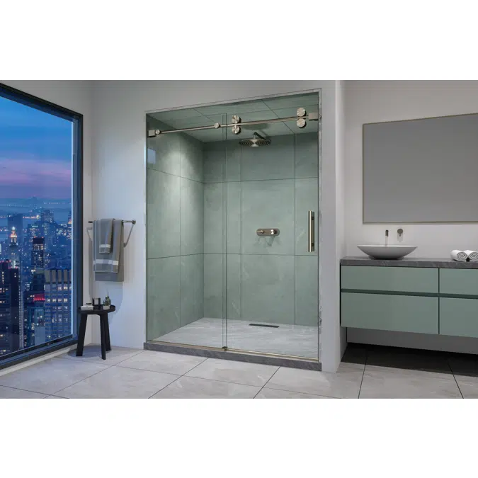Roma-X Frameless Single Sliding Shower Door