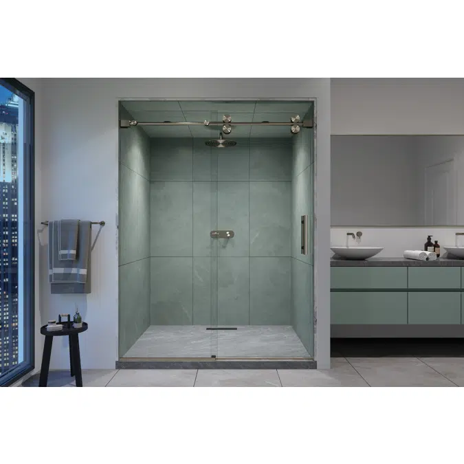 Roma-X Frameless Single Sliding Shower Door