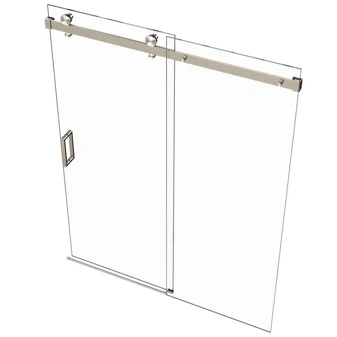 Vitra-100 Frameless Single Sliding Shower Door