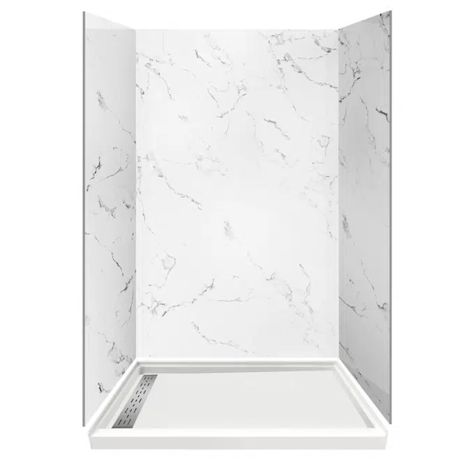 Simulated Marble Shower Pans