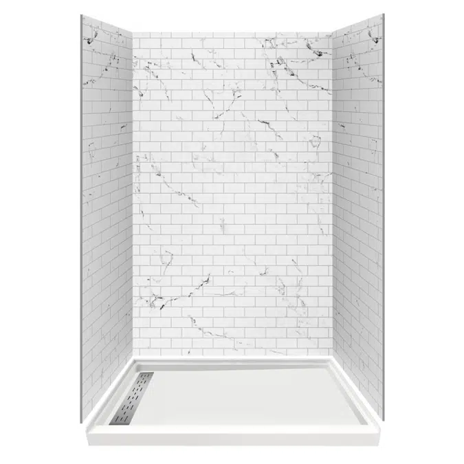 Simulated Marble Shower Pans