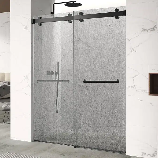 Monaco Frameless Dual Sliding Shower Door