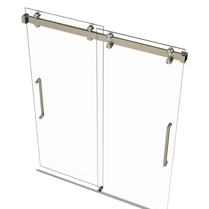 Monaco Frameless Dual Sliding Shower Door