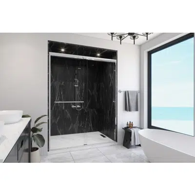 Image for Traditional Dual Sliding Shower Door