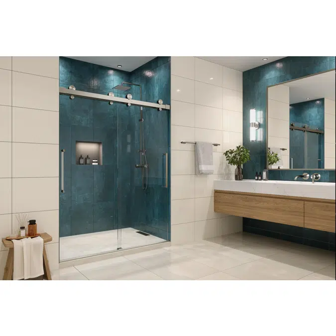 Windsor Frameless Dual Sliding Shower Door