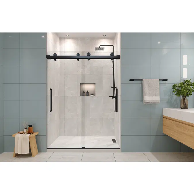 Windsor Frameless Dual Sliding Shower Door