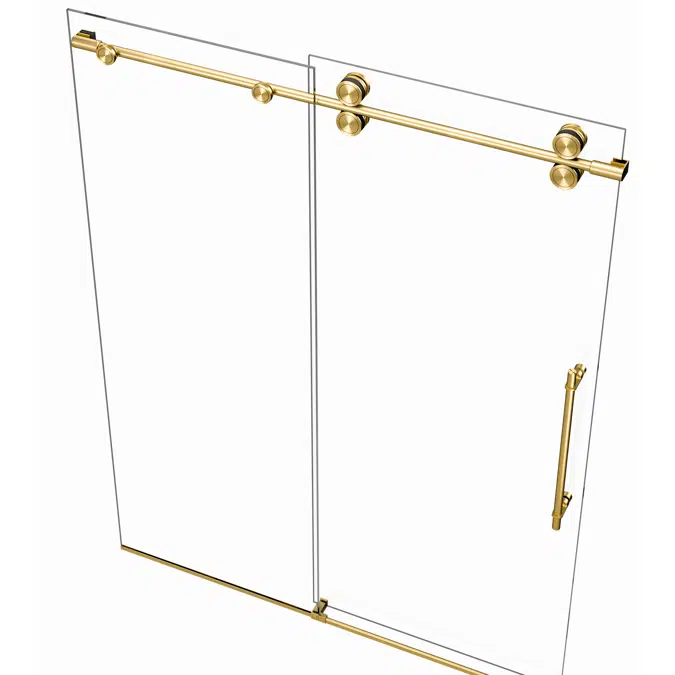 Montage Frameless Single Sliding Shower Door