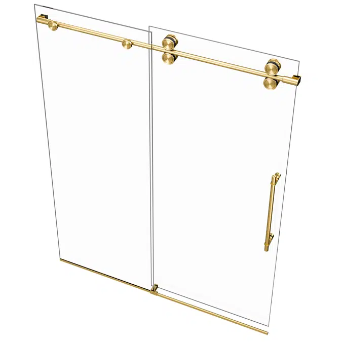 Montage Frameless Single Sliding Shower Door