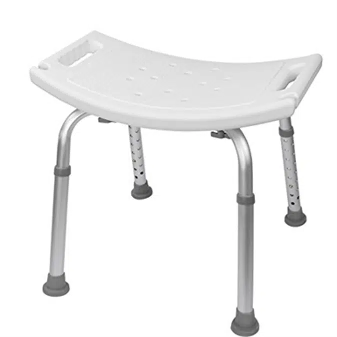 Vaunn Medical Shower Chair Seat Bench with Removable Back