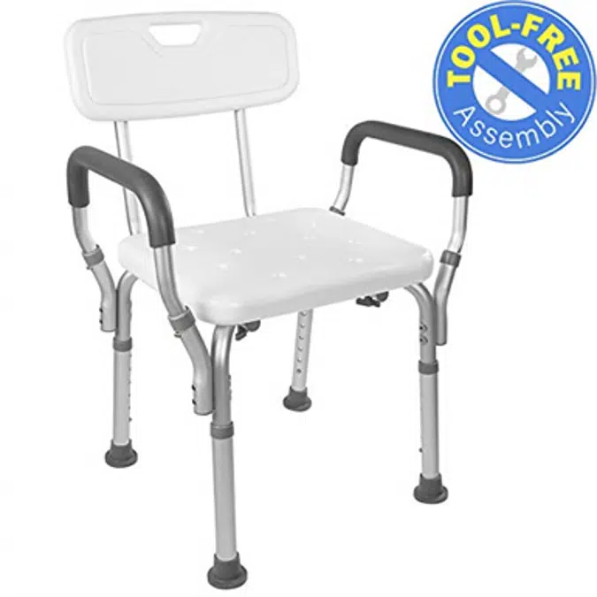 Vaunn Medical Shower Chair with Arms