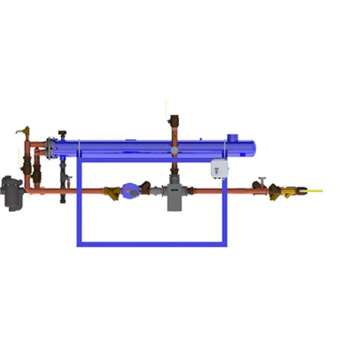 Digital-Flo® Steam/Water Shell and Tube Heat Exchanger with the Brain® Model DF66550