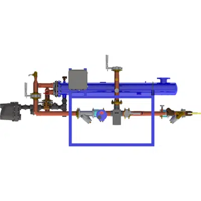 изображение для Digital-Flo® Steam/Water Shell and Tube Heat Exchanger with the Brain® and Sage™ Model DF812080BS