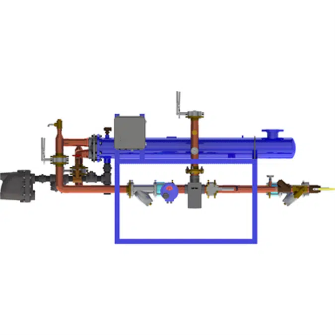 Digital-Flo® Steam/Water Shell and Tube Heat Exchanger with the Brain® and Sage™ Model DF812080BS