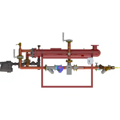 imazhi i Digital-Flo® Steam/Water Shell and Double-Wall Tube Heat Exchanger with the Brain® Model DF8120DW80