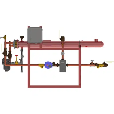 imazhi i Digital-Flo® Steam/Water Shell and Double-Wall Tube Heat Exchanger with the Brain® and Sage™ Model DF535DW40BS