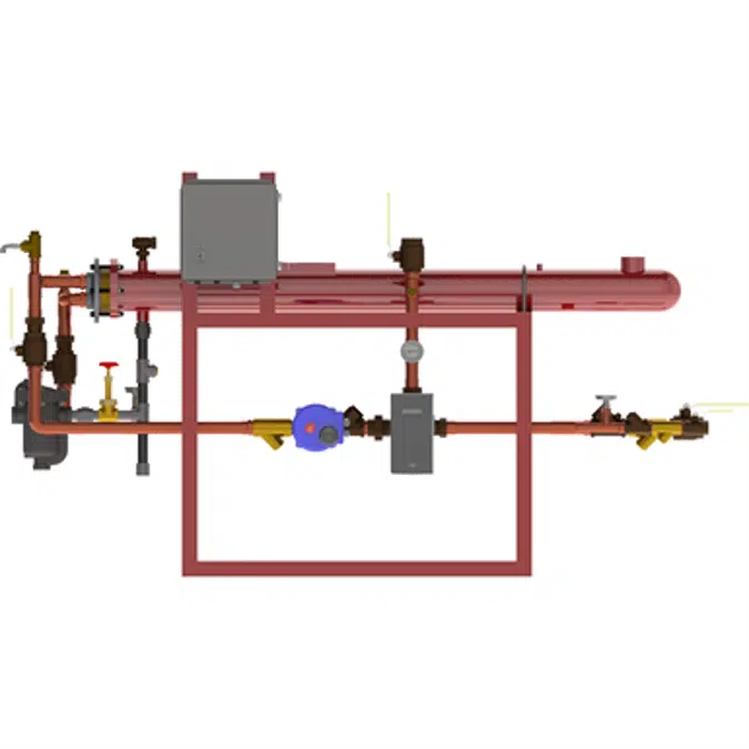 Digital-Flo® Steam/Water Shell and Double-Wall Tube Heat Exchanger with the Brain® and Sage™ Model DF535DW40BS