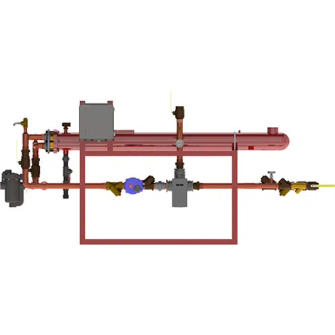 Digital-Flo® Steam/Water Shell and Double-Wall Tube Heat Exchanger with the Brain® and Sage™ Model DF665DW50BS