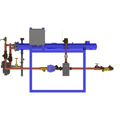 Digital-Flo® Steam/Water Shell and Tube Heat Exchanger with the Brain® and Sage™ Model DF53540BS图像