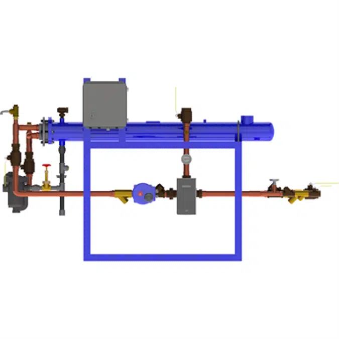 Digital-Flo® Steam/Water Shell and Tube Heat Exchanger with the Brain® and Sage™ Model DF53540BS