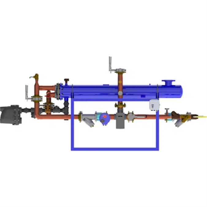 Digital-Flo® Steam/Water Shell and Tube Heat Exchanger with the Brain® Model DF812080