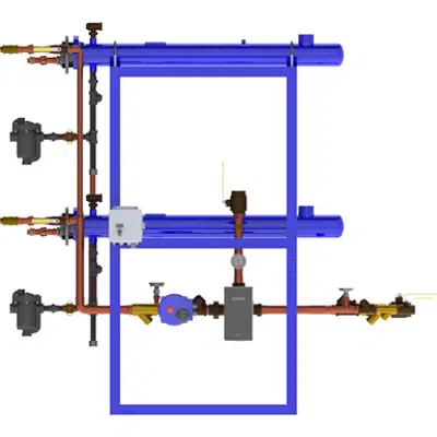 Image for Digital-Flo® Steam/Water Shell and Tube Heat Exchanger, Pre-Piped Parallel Assembly with the Brain®, Model DF415P40