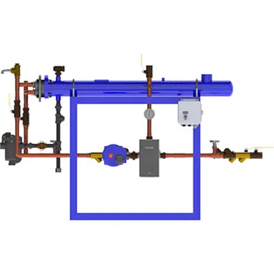 Image for Digital-Flo® Steam/Water Shell and Tube Heat Exchanger with the Brain® Model DF41540