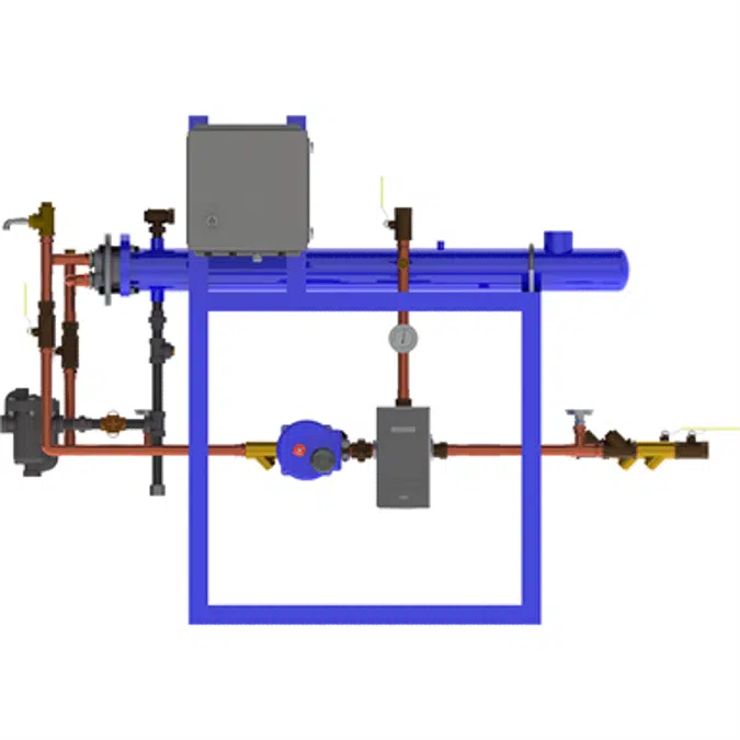 Digital-Flo® Steam/Water Shell and Tube Heat Exchanger with the Brain® and Sage™ Model DF41540BS