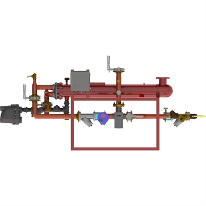 Digital-Flo® Steam/Water Shell and Double-Wall Tube Heat Exchanger with the Brain® and Sage™ Model DF8120DW80BS