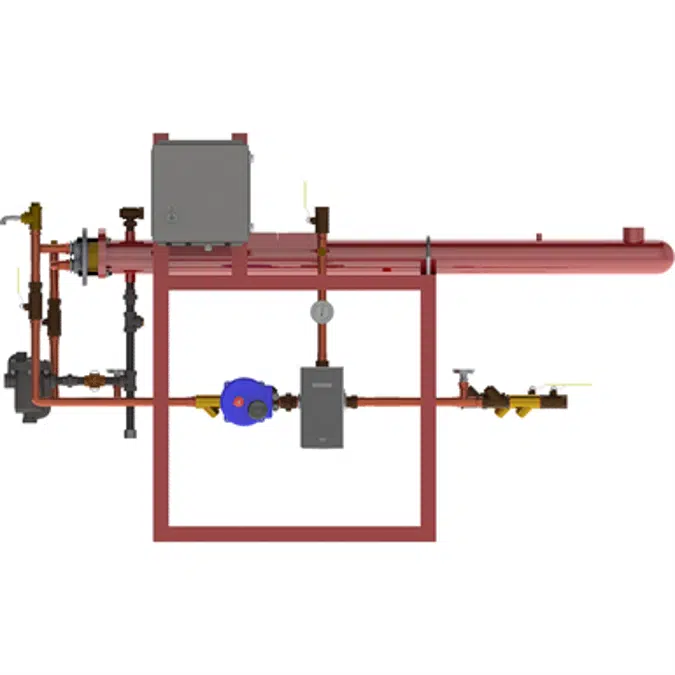 Digital-Flo® Steam/Water Shell and Double-Wall Tube Heat Exchanger with the Brain® and Sage™ Model DF415DW40BS