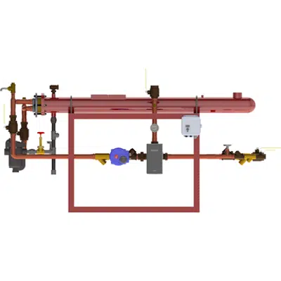 bilde for Digital-Flo® Steam/Water Shell and Double-Wall Tube Heat Exchanger with the Brain® Model DF535DW40