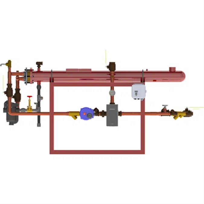 Digital-Flo® Steam/Water Shell and Double-Wall Tube Heat Exchanger with the Brain® Model DF535DW40