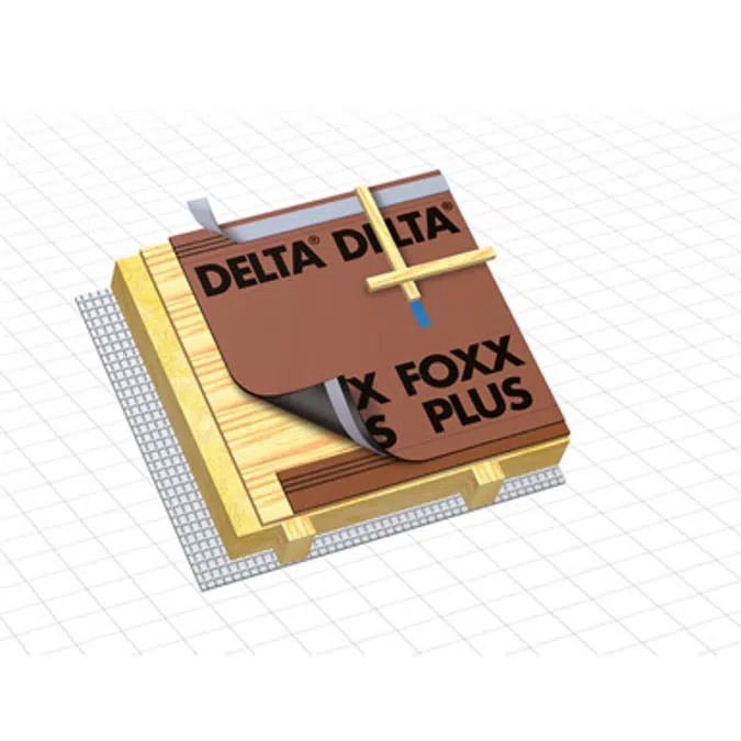 DELTA®-FOXX PLUS - Membrane complémentaire simple  HPV - épaisseur env. 0.3 mm