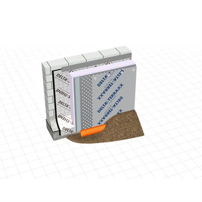 DELTA®-TERRAXX - Nappe à excroissances de protection et drainage - épaisseur 9 mm