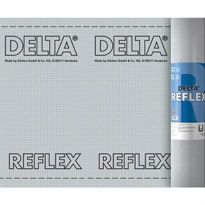 DELTA®-REFLEX - Membrane d'étanchéité à l'air / pare-vapeur - épaisseur env. 0.25 mm