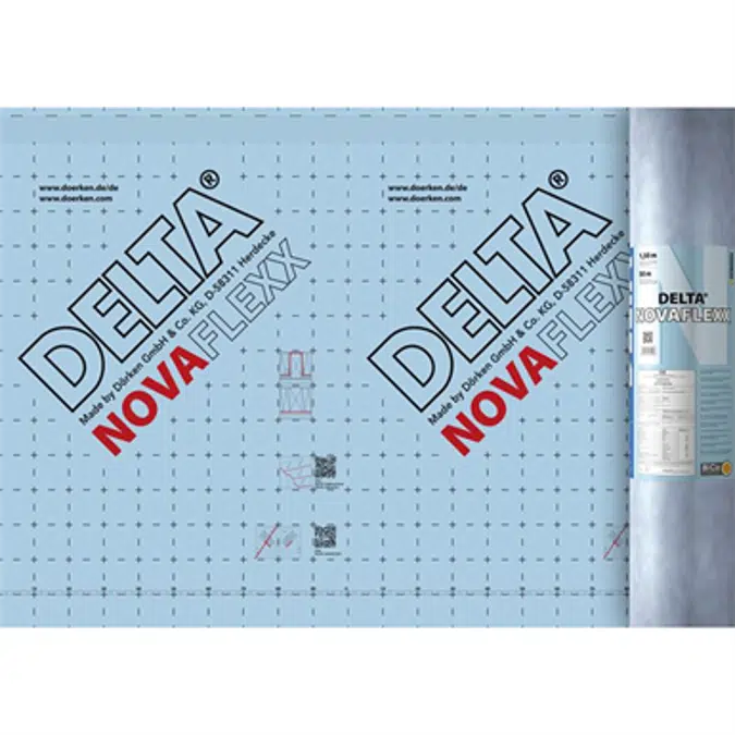 DELTA®-NOVAFLEXX - Membrane d'étanchéité à l'air hygrorégulante - épaisseur env. 0.1 mm