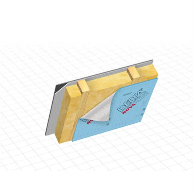 DELTA®-NOVAFLEXX - Membrane d'étanchéité à l'air hygrorégulante - épaisseur env. 0.1 mm