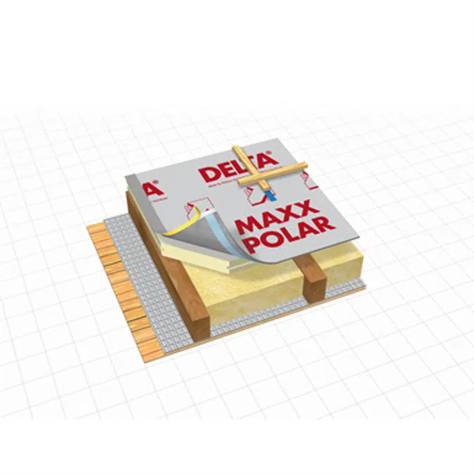 Isolant Sarking DELTA®-MAXX POLAR AL - épaisseur 80 mm