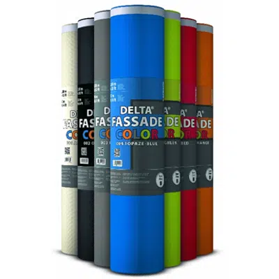 Imagem para DELTA®-FASSADE COLOR PLUS - Membrane for façade designs with open joints}