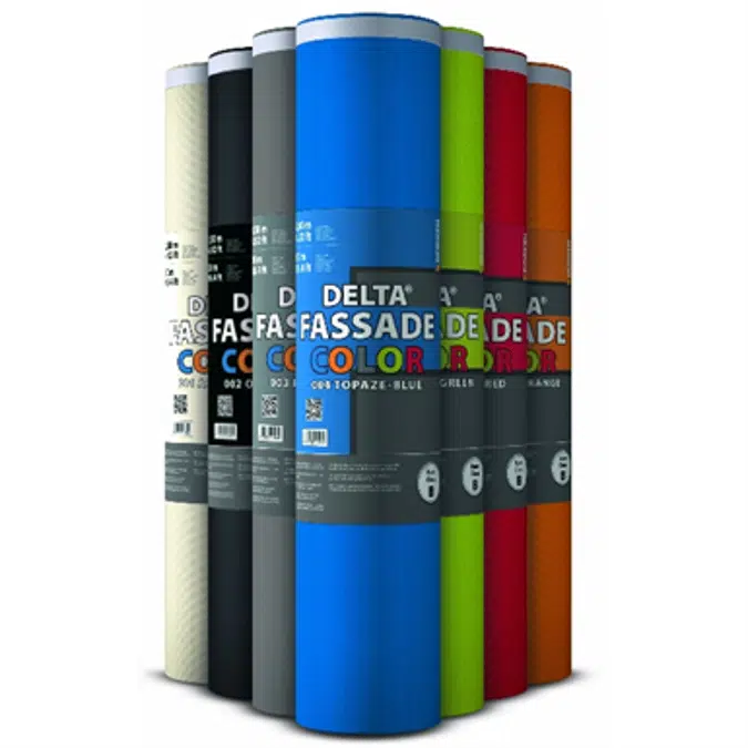 DELTA®-FASSADE COLOR PLUS - Membrane for façade designs with open joints