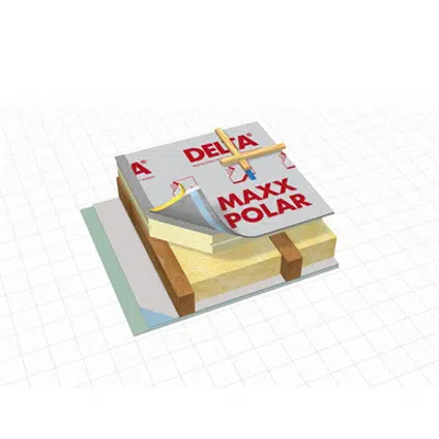 afbeelding voor Pitched roof with DELTA®-MAXX POLAR AL (U-value = 0.127 W / m² • K)