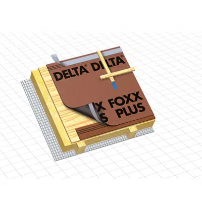 Image pour Complexe de toiture en pente avec écran de protection du voligeage DELTA®-FOXX PLUS (Valeur U = 0.172 W/m²•K)