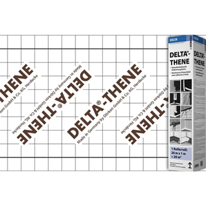 DELTA®-THENE - Membrane d'étanchéité auto-adhésive à froid - épaisseur 1.5 mm