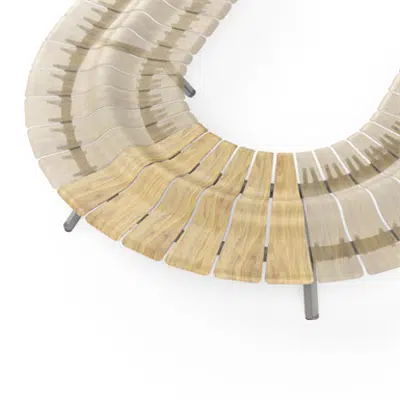 kuva kohteelle Ascent Double Bench Curved 60deg