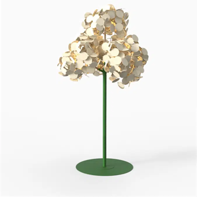 Leaf Lamp Metal Tree 300