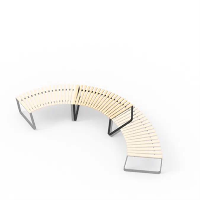 BIM objects - Free download! IOU Bench 45 | BIMobject